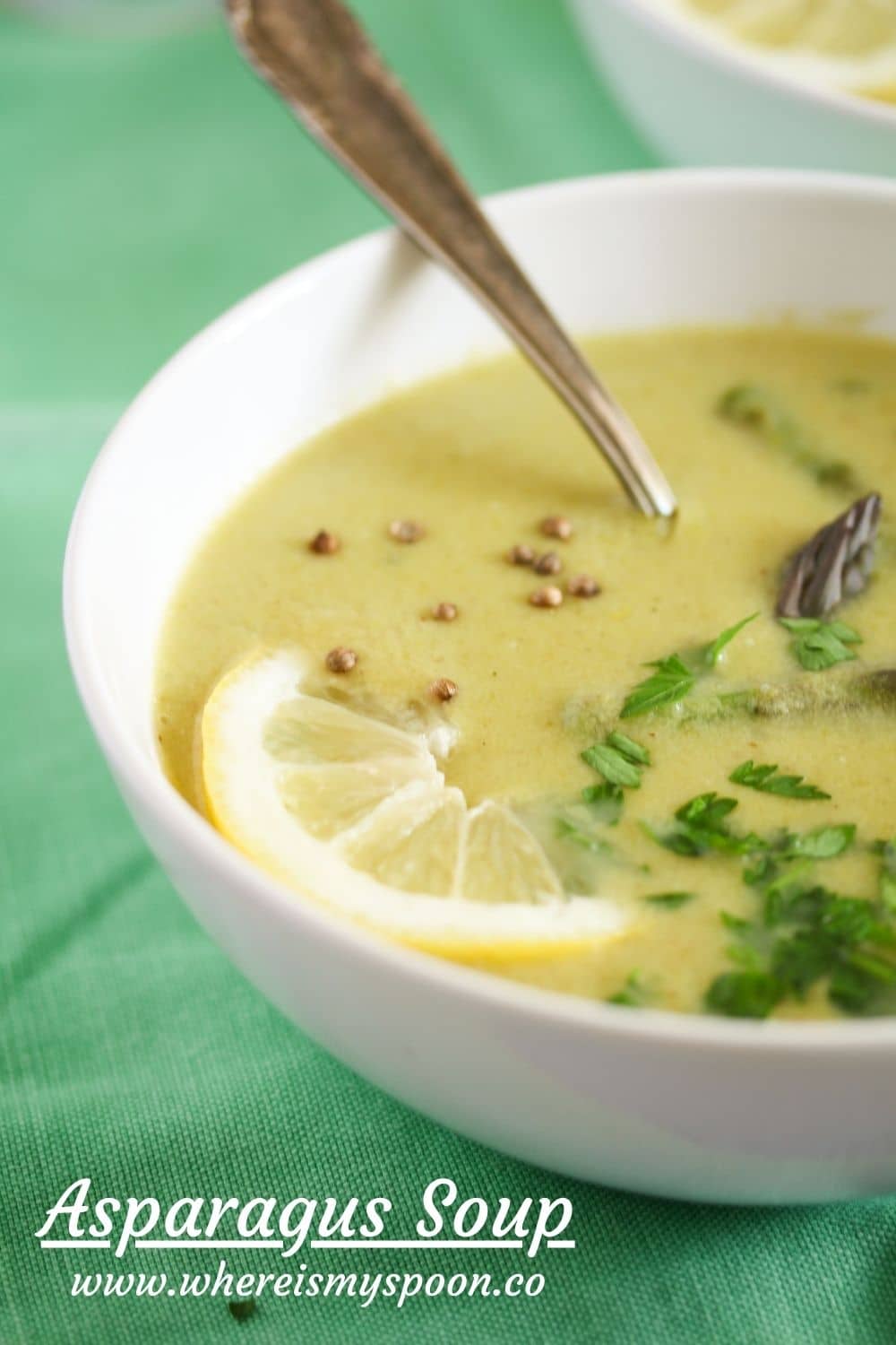Creamy Asparagus Soup (with Milk, no Cream)