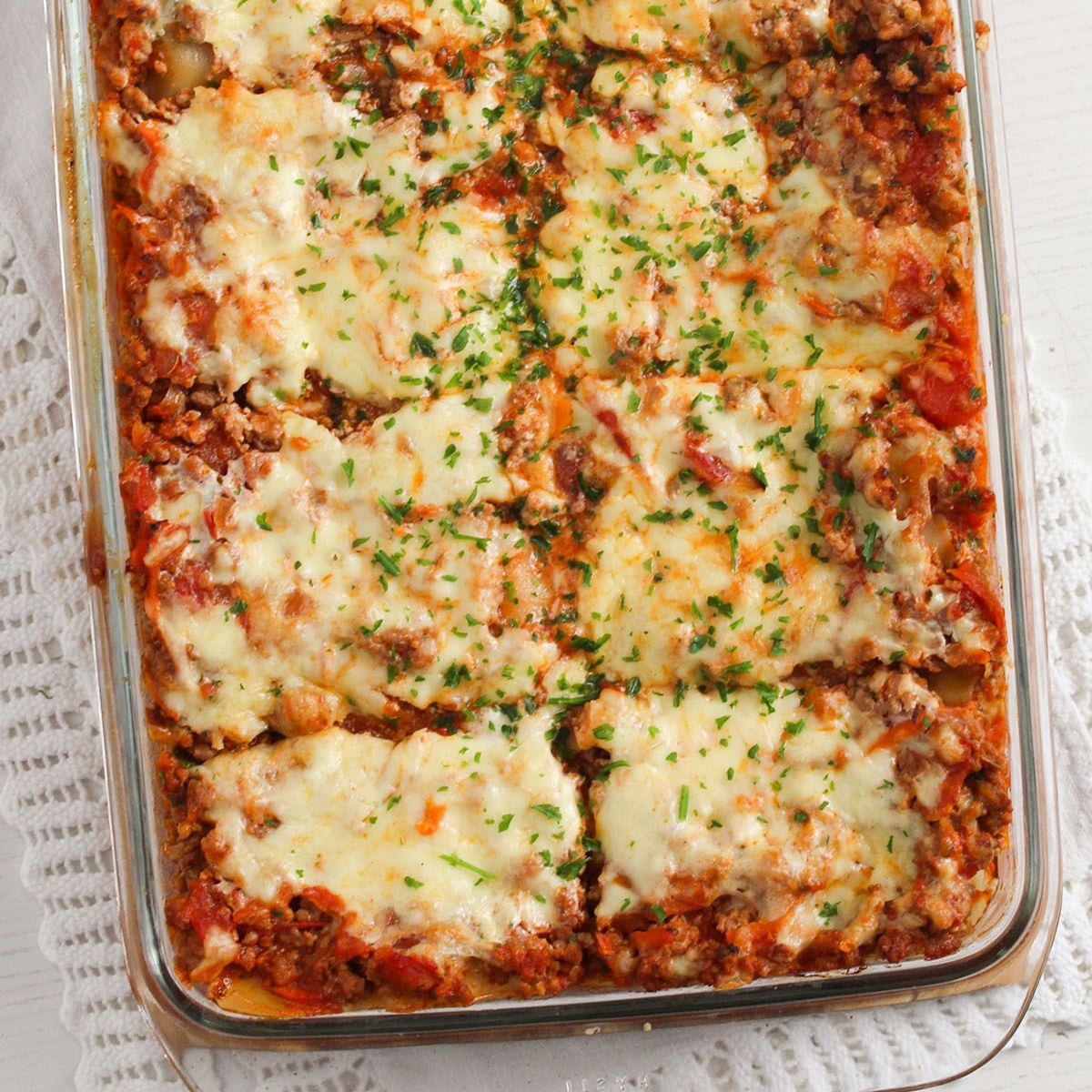 Greek Yogurt Lasagna
