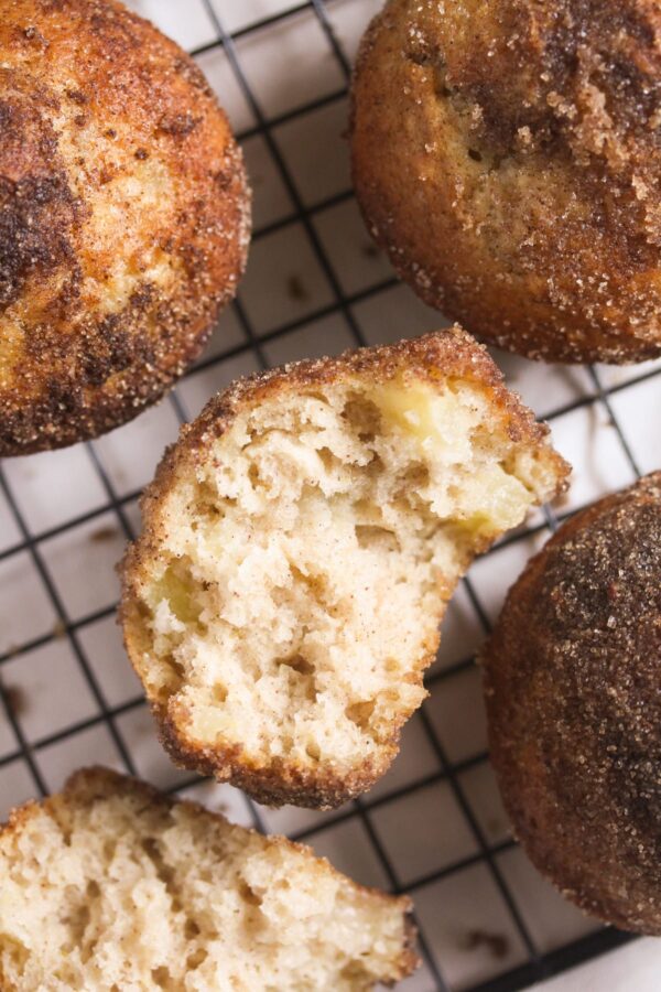 Cinnamon Donut Muffins (with Apples) Where Is My Spoon