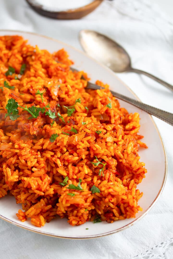 Spicy Nigerian Jollof Rice - Where Is My Spoon