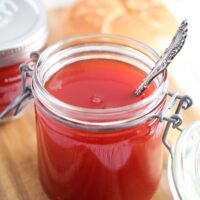 smooth watermelon pulp spread in a jar