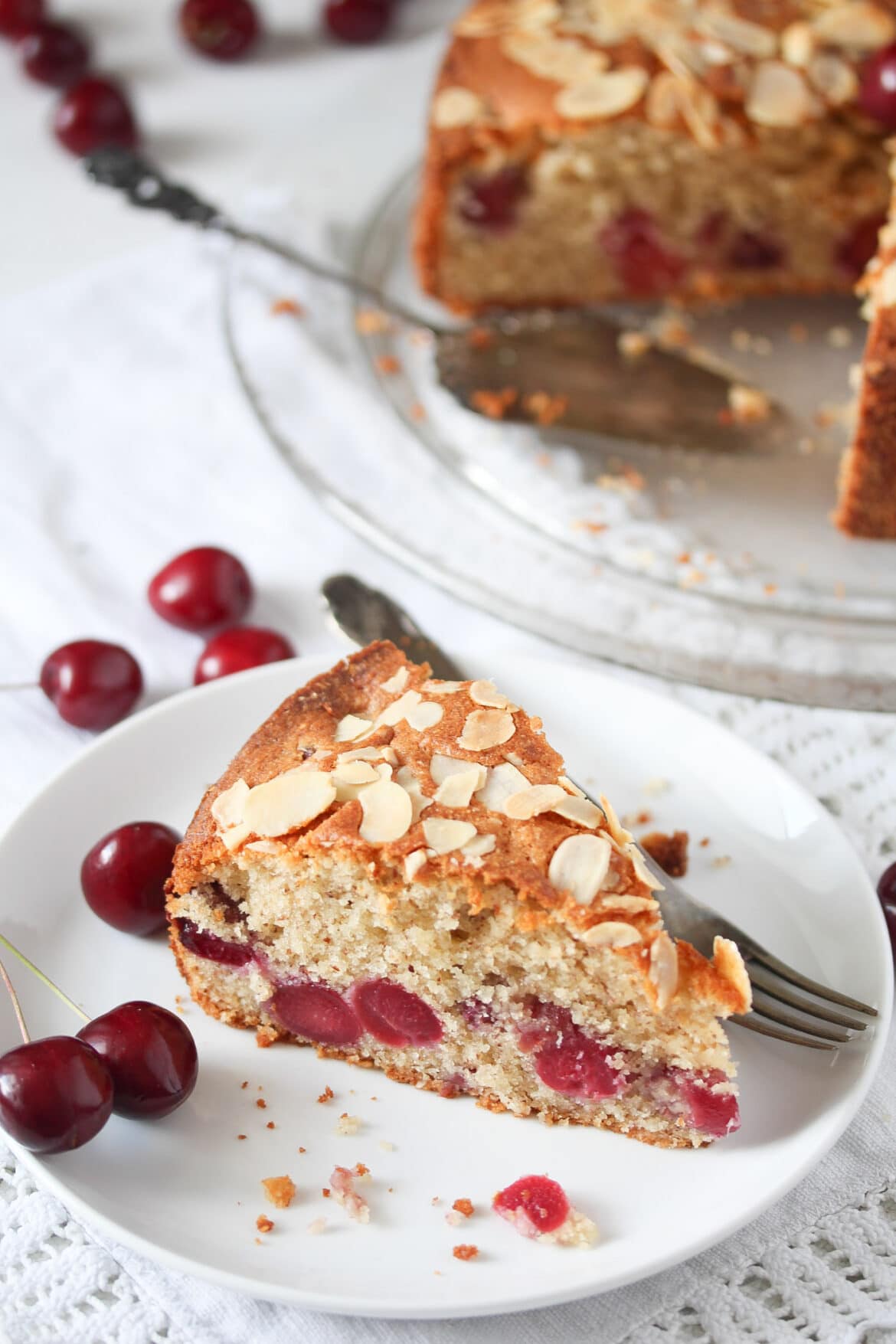 Cherry and Almond Cake Where Is My Spoon