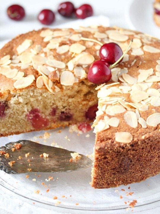Fresh Cherry Loaf Cake - Where Is My Spoon