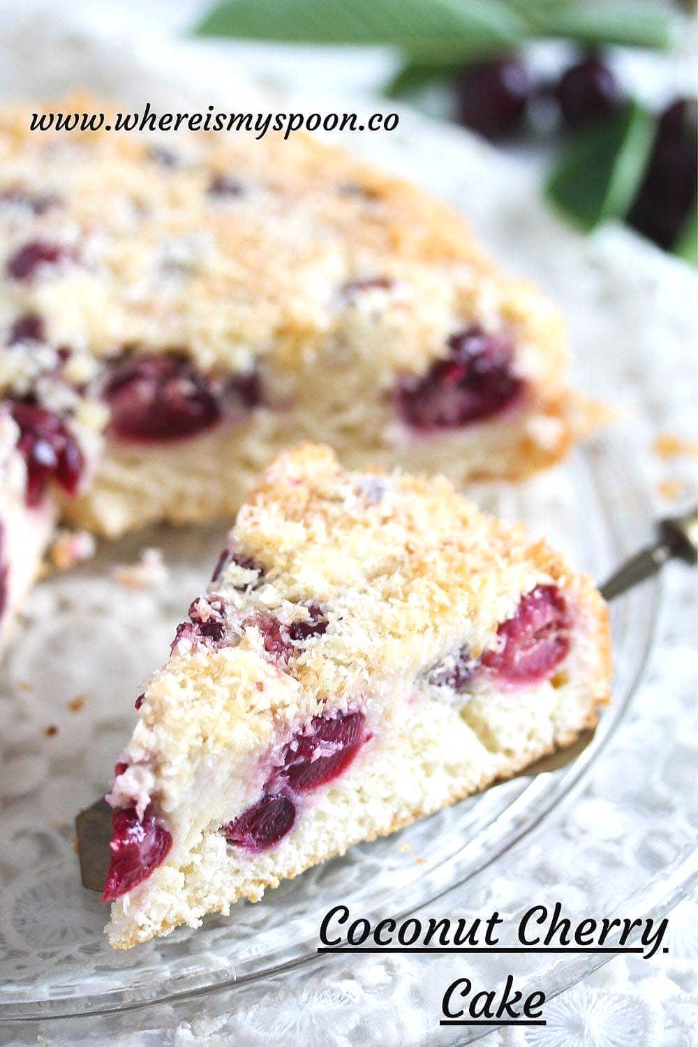 Moist Cherry and Coconut Cake Where Is My Spoon Moist Cherry and Coconut Cake Where Is My Spoon