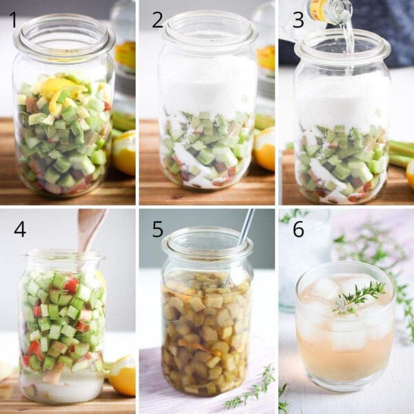 Rhubarb and Ginger Gin Where Is My Spoon