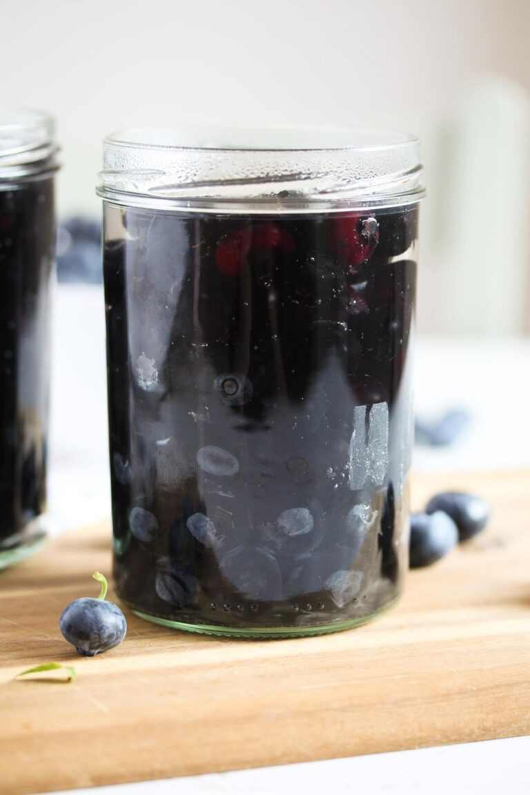 canning blueberries