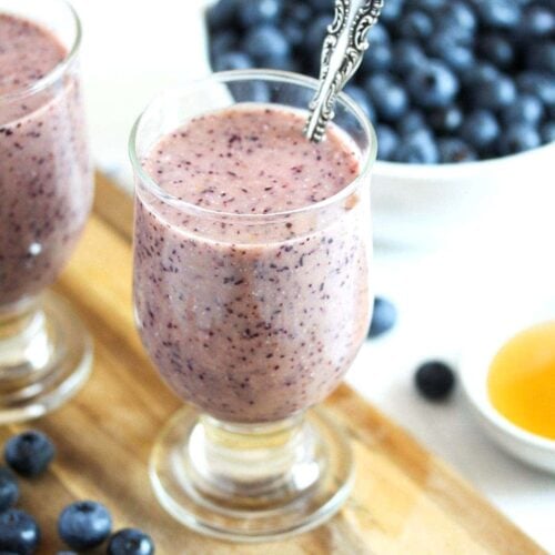 Peach Blueberry Smoothie - Where Is My Spoon