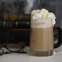 alcoholic harry potter butterbeer in a beer mug