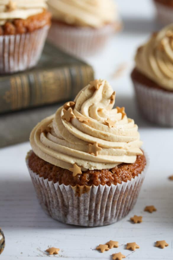 Butterscotch Cupcakes (with Easy Frosting)
