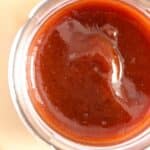 pin image with the title german plum butter.