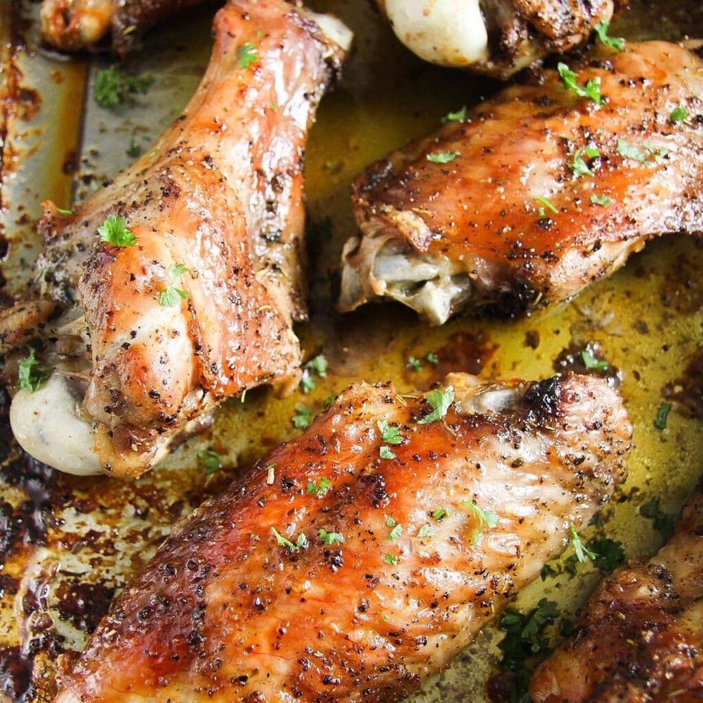 Crispy Turkey Wings Recipe Oven Roasted