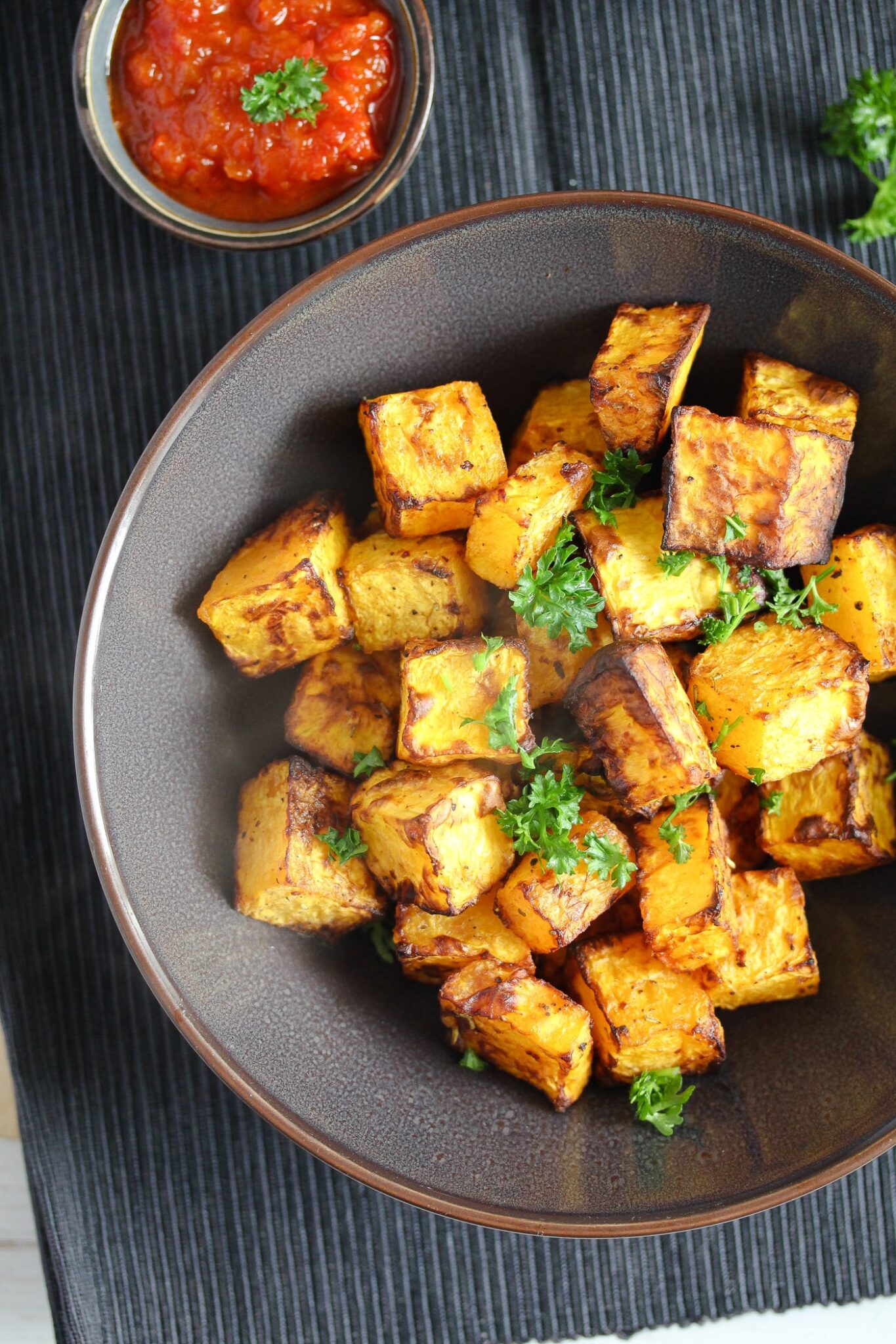 Air Fryer Butternut Squash - Sweet or Spicy