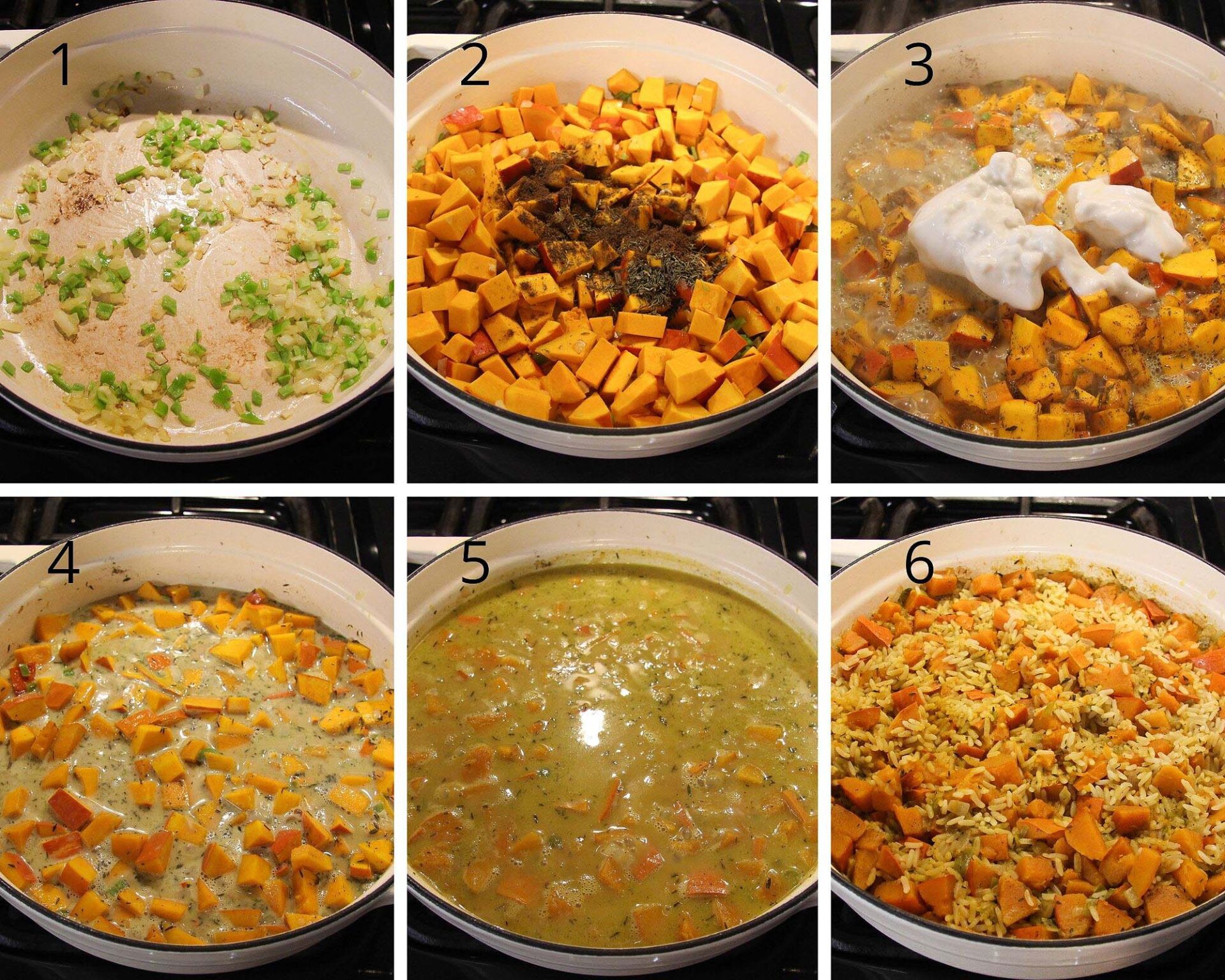 Pumpkin Rice Recipe (with Coconut Milk)