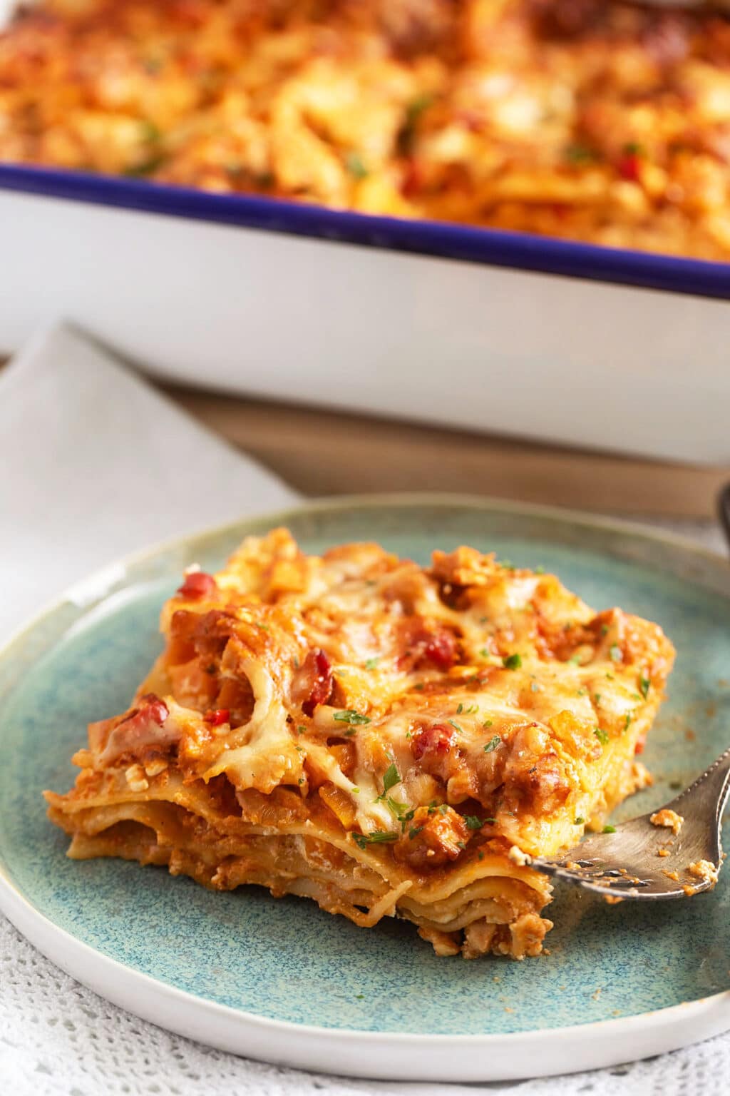 Leftover Turkey Lasagna (Thanksgiving Lasagna) - Where Is My Spoon