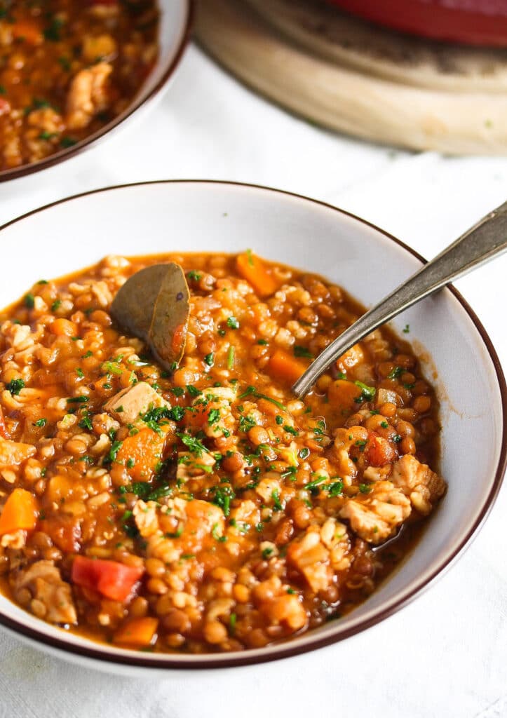 Hearty Turkey Lentil Soup - Where Is My Spoon