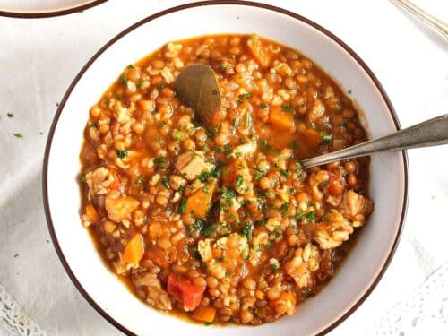 Turkey Lentil Soup - Healthful Blondie