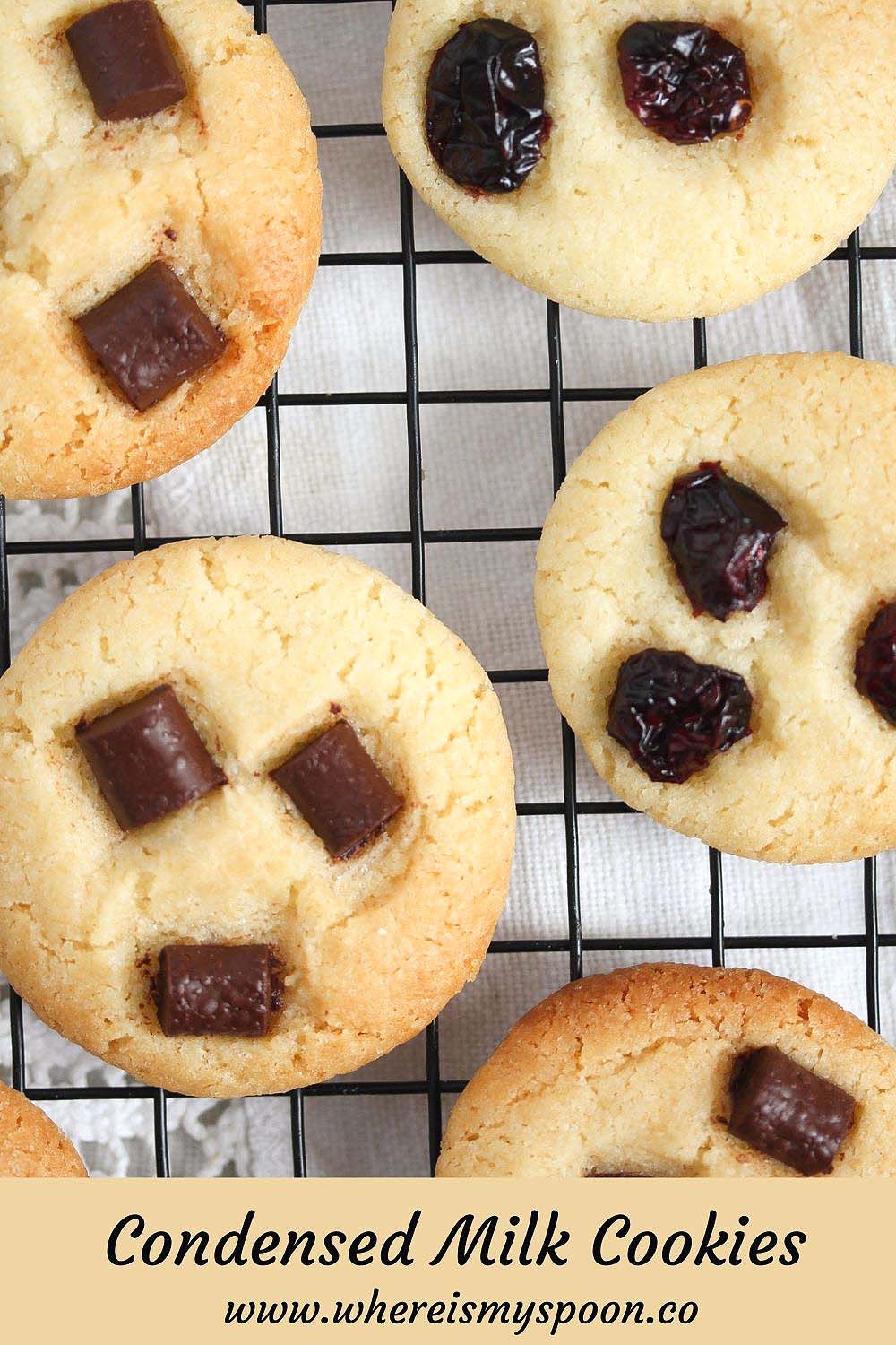 Sweetened Condensed Milk Cookies (with Chocolate Chips)