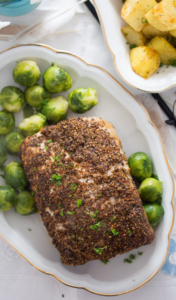 Boneless Oven Roasted Pork Loin (Moist and Tender)