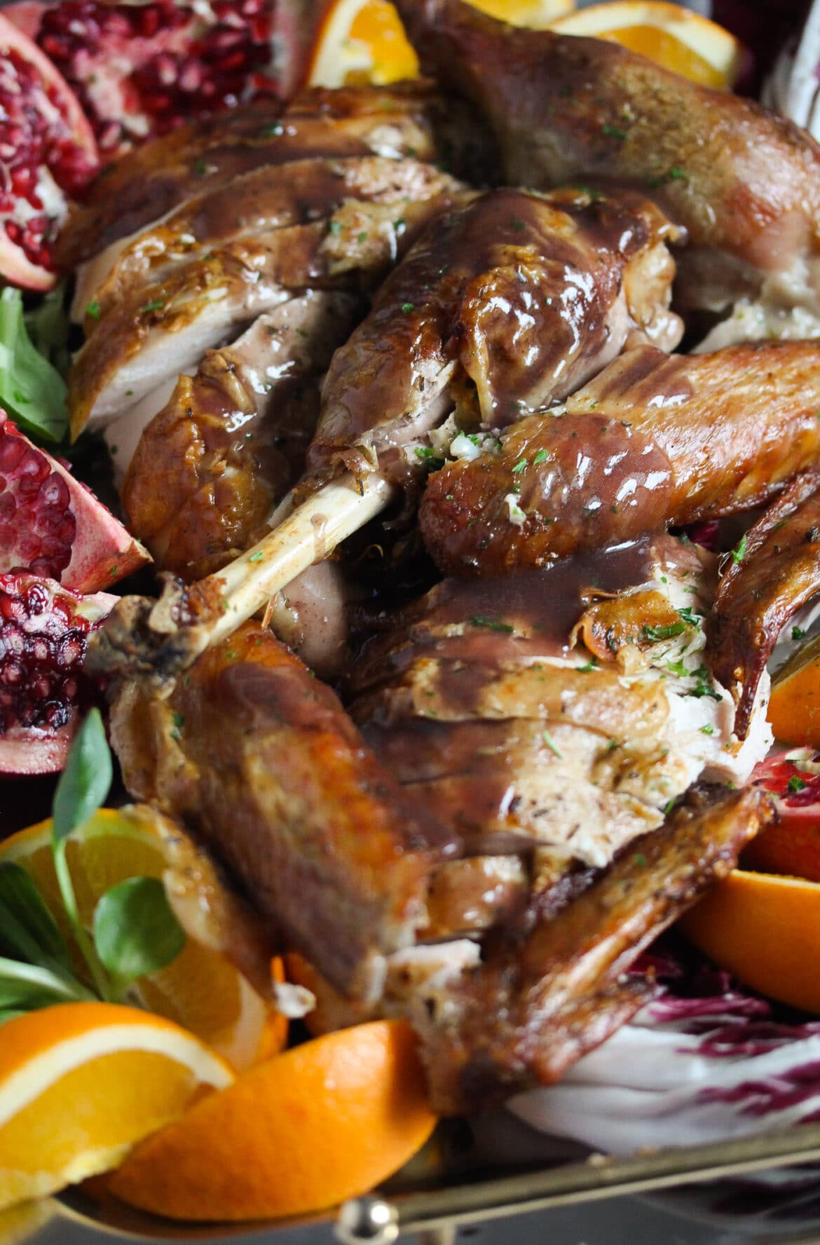 Roasted Turkey with Red Wine Gravy