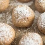 pin image with the title spanish polvorones recipe.