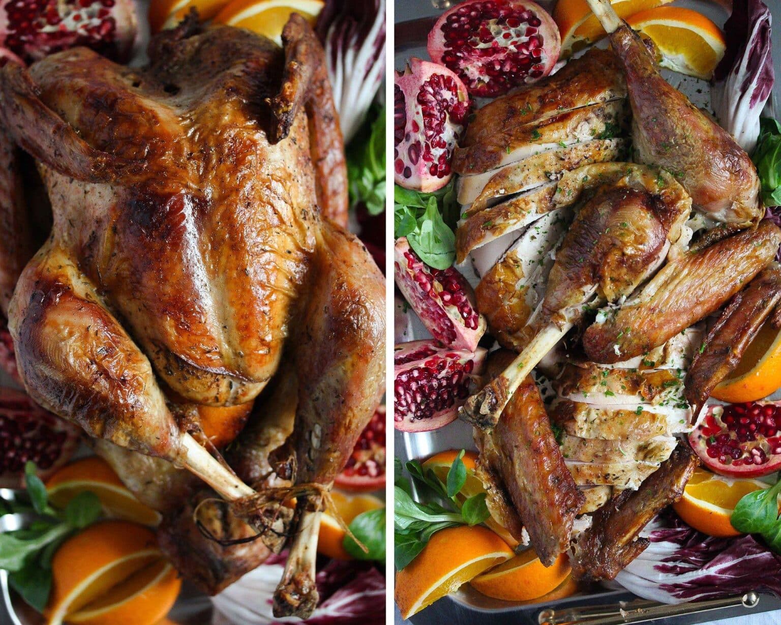 Roasted Turkey with Red Wine Gravy