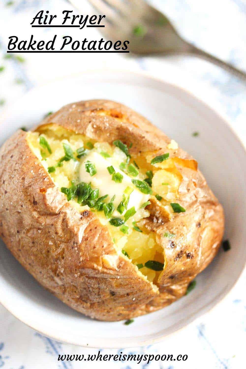 Baked Potatoes in the Air Fryer