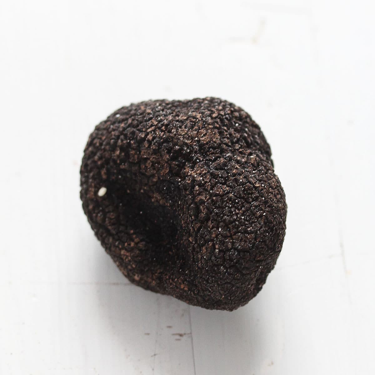 one fresh black truffle.