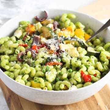 Vegetable Pasta with Pesto - Where Is My Spoon