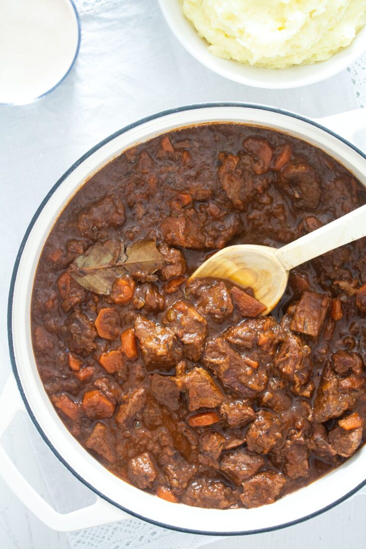 Dutch Oven Irish Beef Stew (with Guinness)