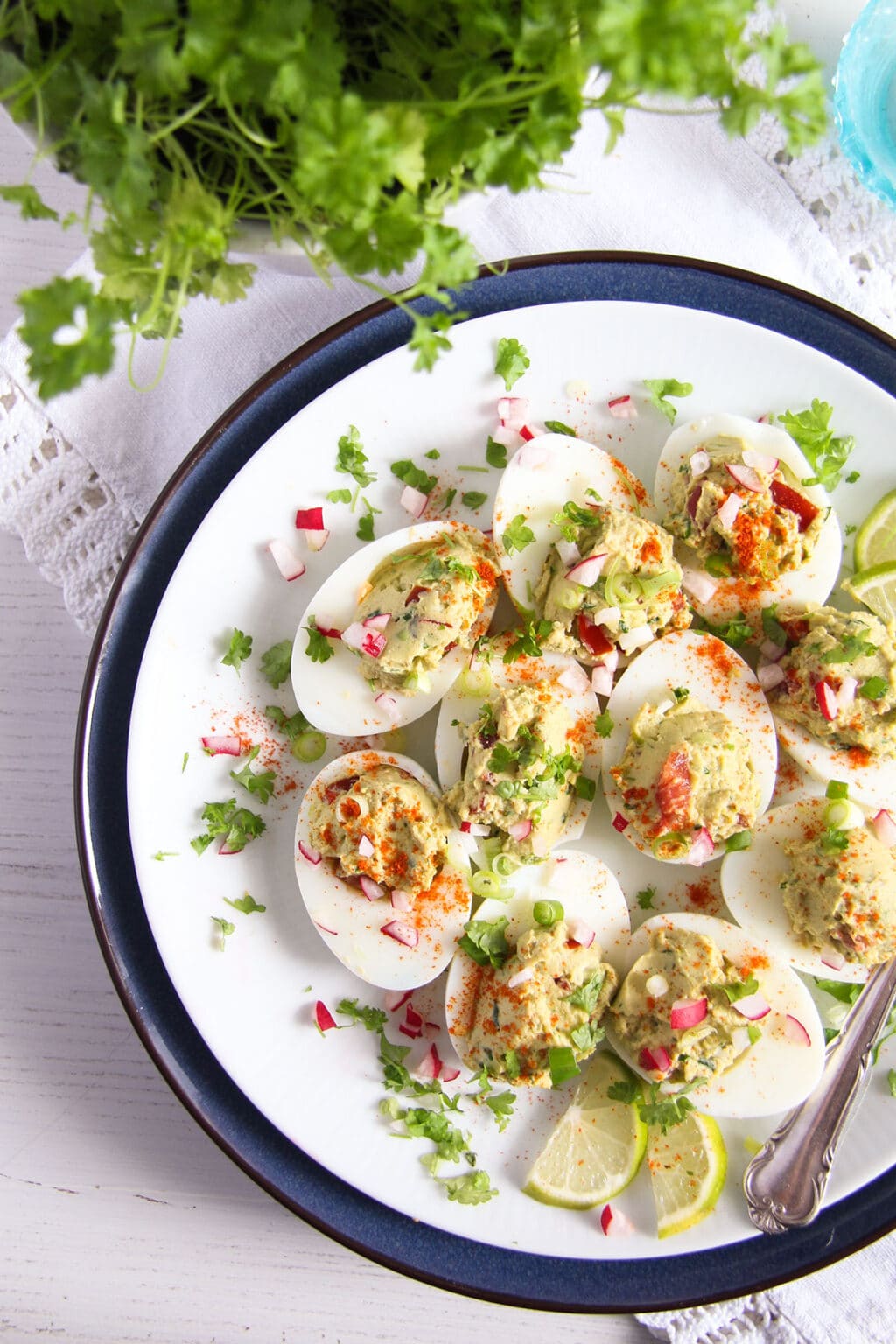 Mexican Deviled Eggs with Avocado Where Is My Spoon