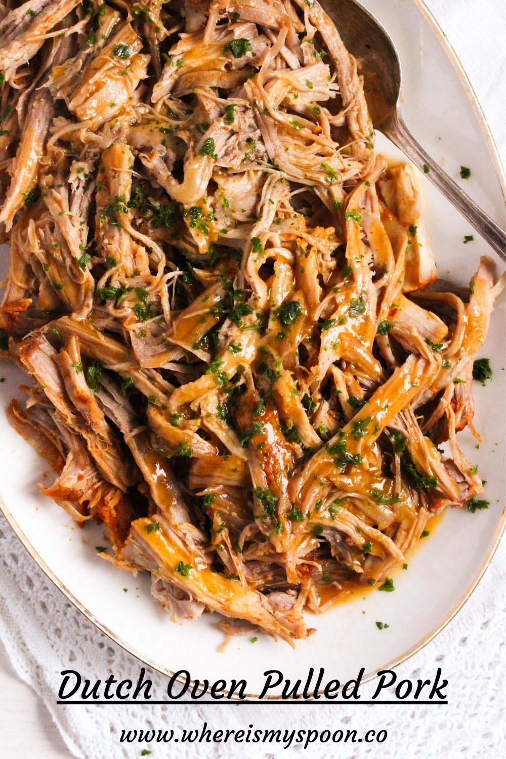 Dutch Oven Pork Roast (Pulled Pork)