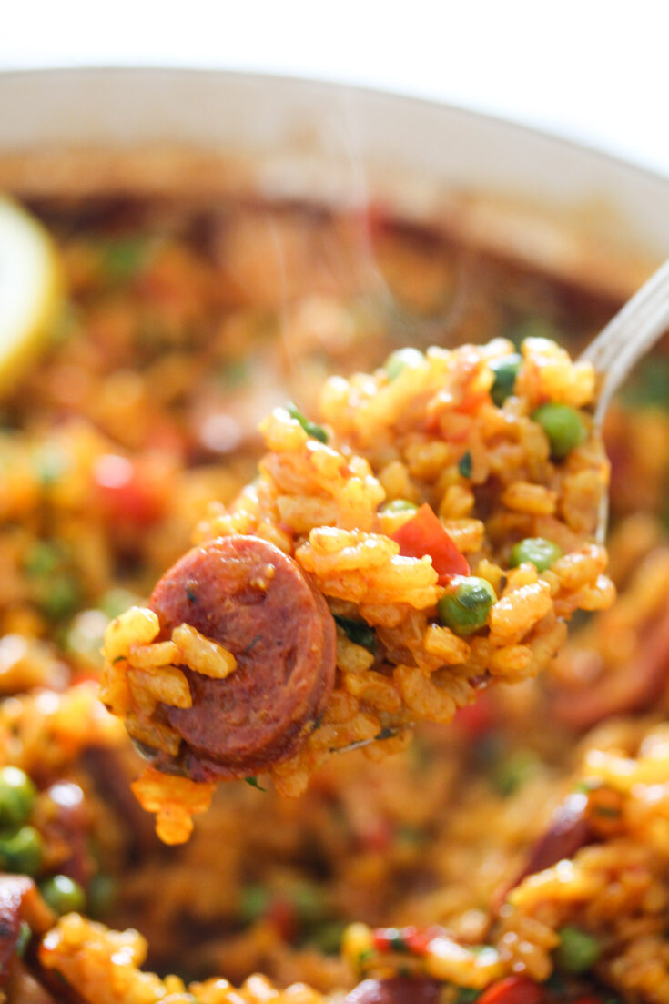 Easy Chicken and Chorizo Paella Recipe