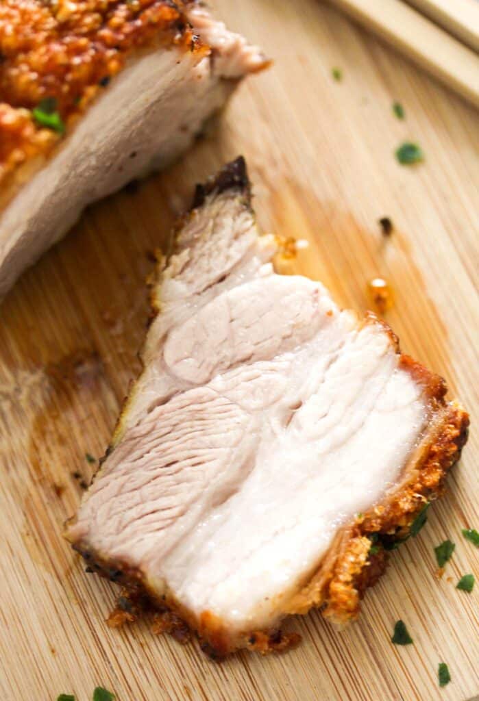 reheat pork crackling