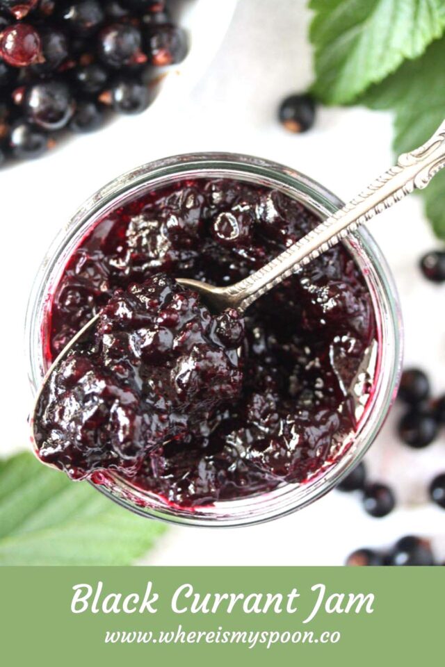 Black Currant Jam Recipe (without Pectin) - Where Is My Spoon