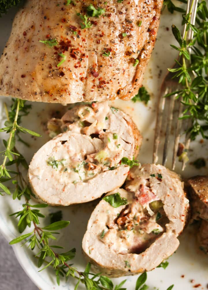 Cream Cheese Stuffed Pork Tenderloin - Where Is My Spoon