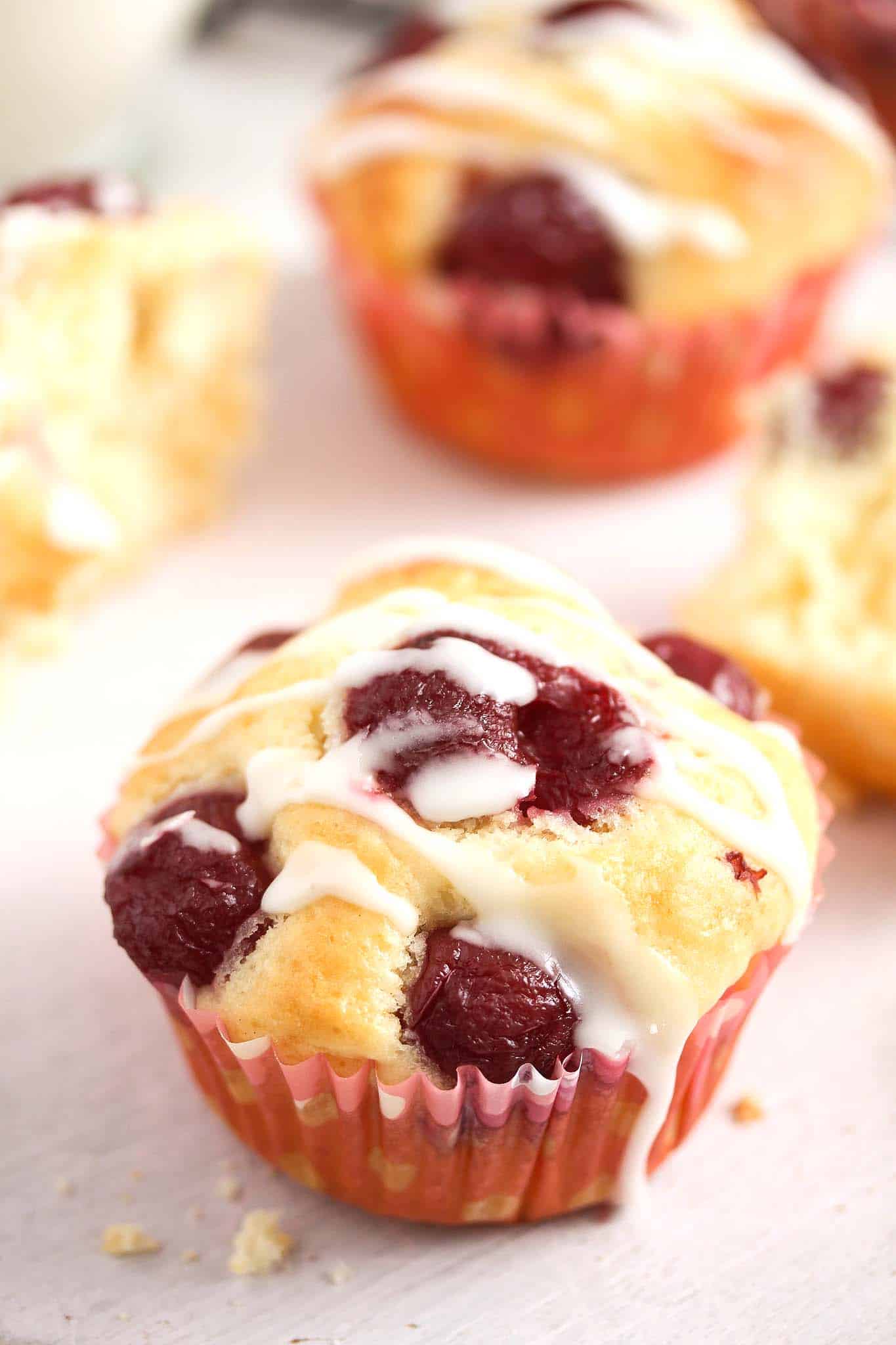 Fluffy Quark Muffins (Cherries, Other Fruit or Berries) - Where Is My Spoon