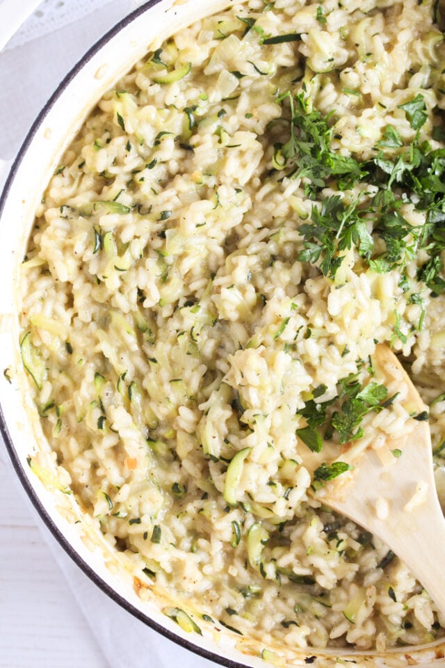 Creamy Risotto with Zucchini - Where Is My Spoon