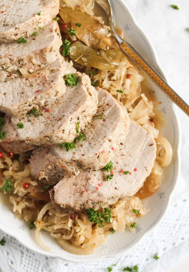 Slow Cooker Pork and Sauerkraut Where Is My Spoon