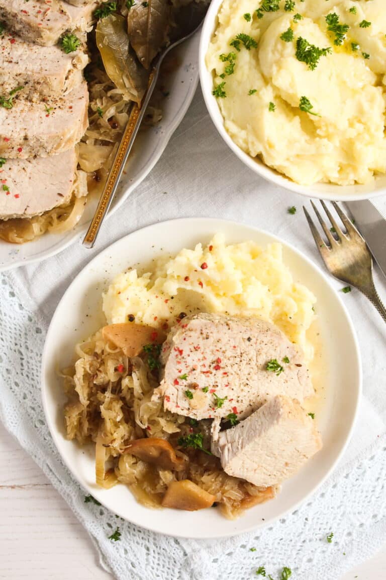 Slow Cooker Pork and Sauerkraut Where Is My Spoon