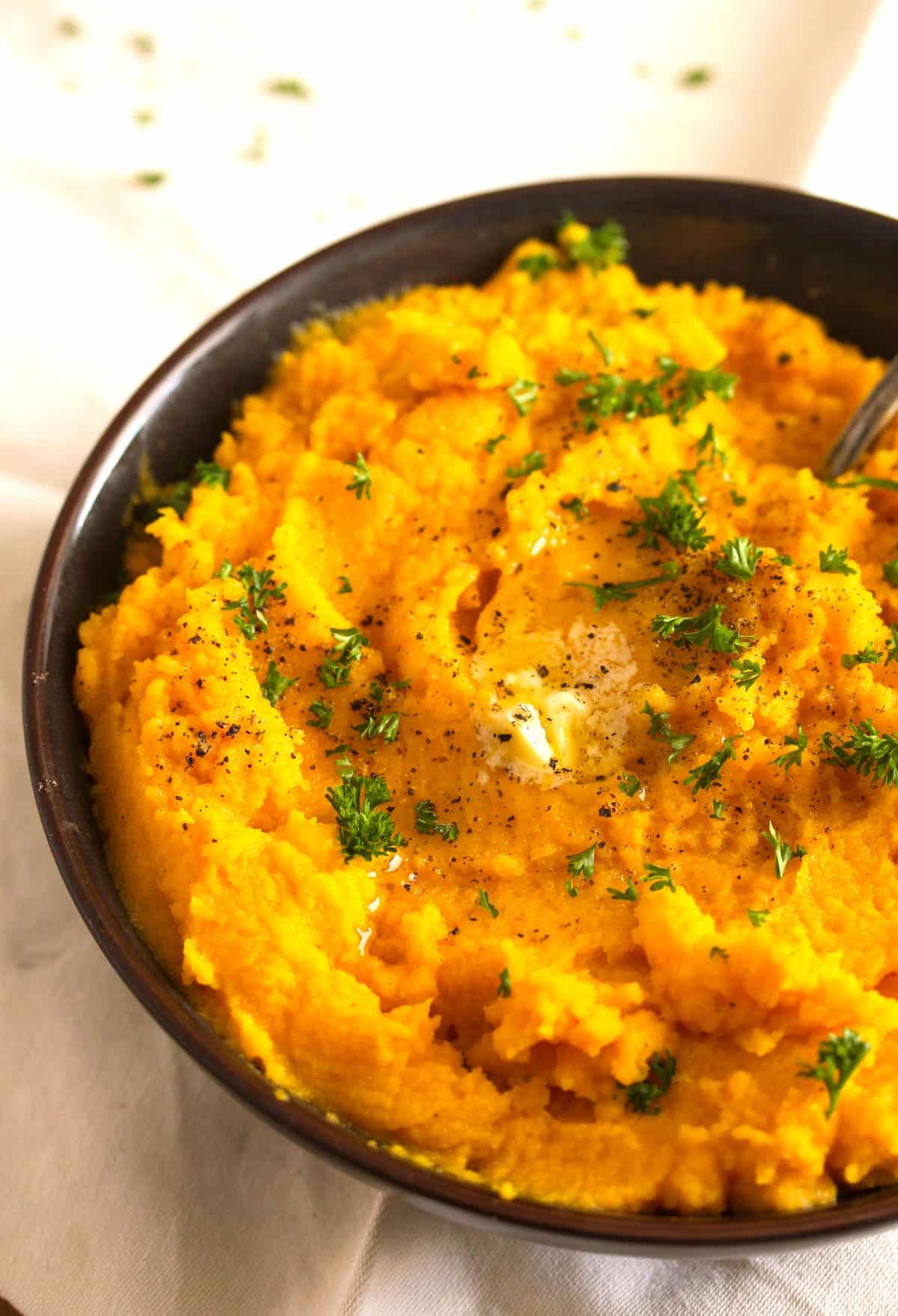 Carrot and store potato mash