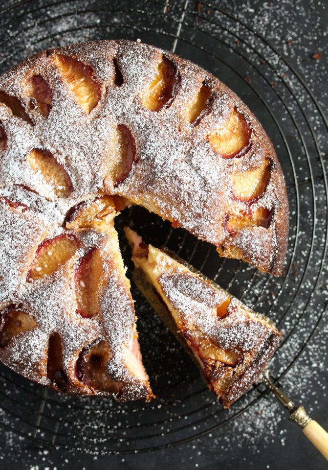 Easy Yogurt Plum Cake Where Is My Spoon