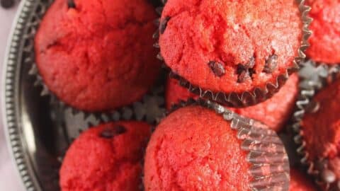 The Best Red Velvet Muffins