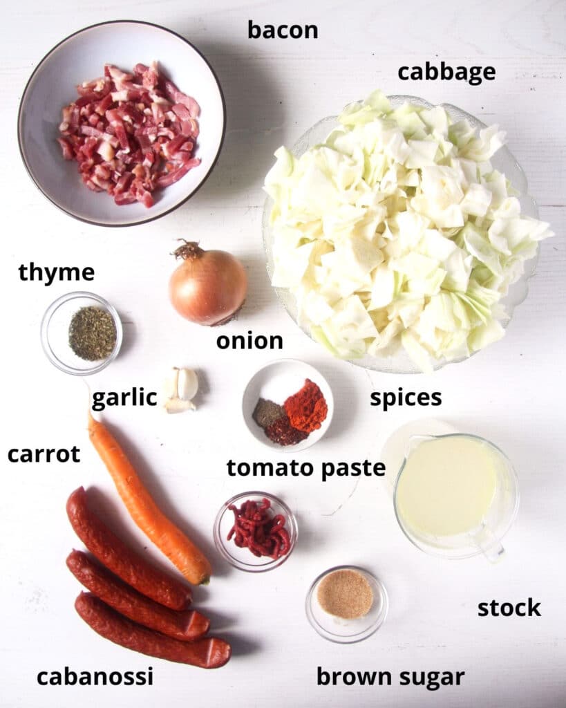 Slow Cooker Cabbage and Sausage (Crockpot) - Where Is My Spoon