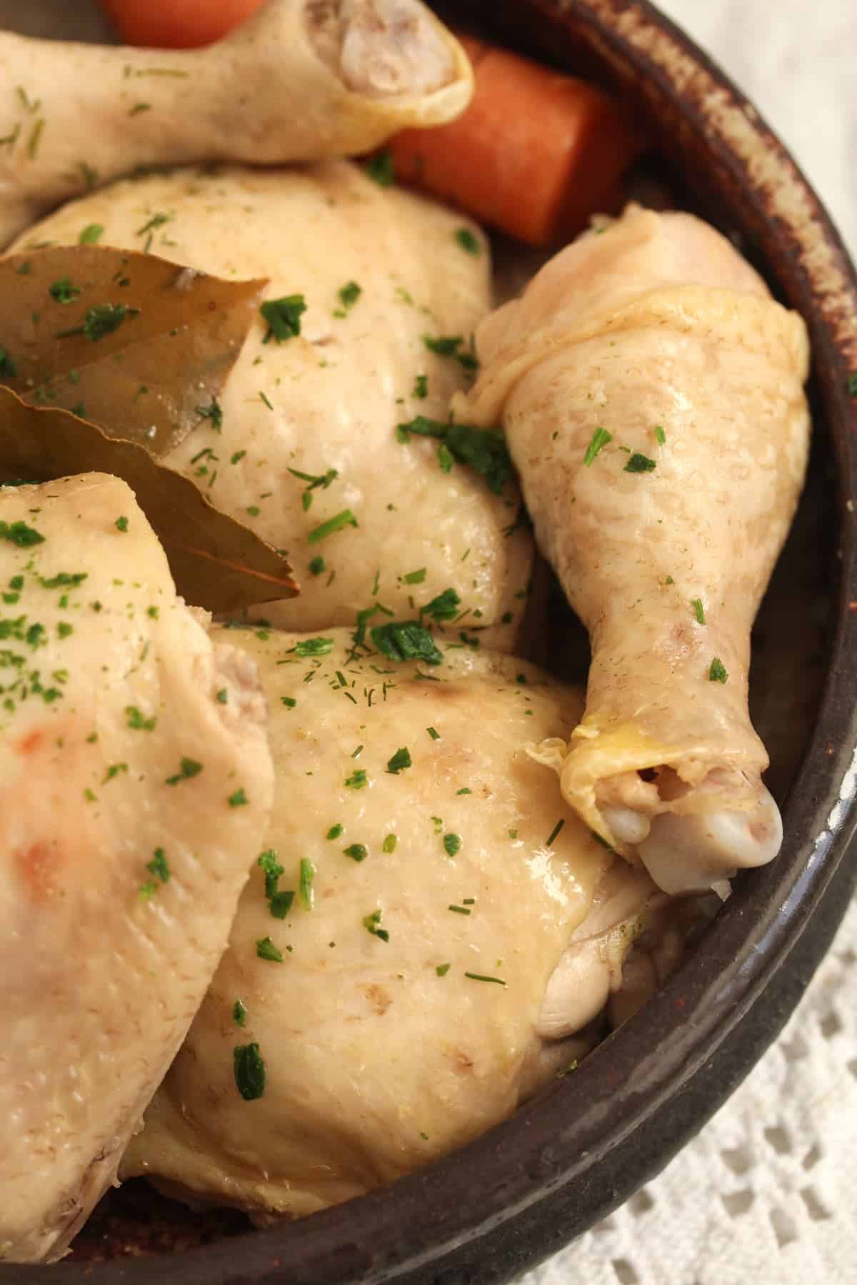 How To Boil Chicken Legs Thighs Drumsticks Quarters 