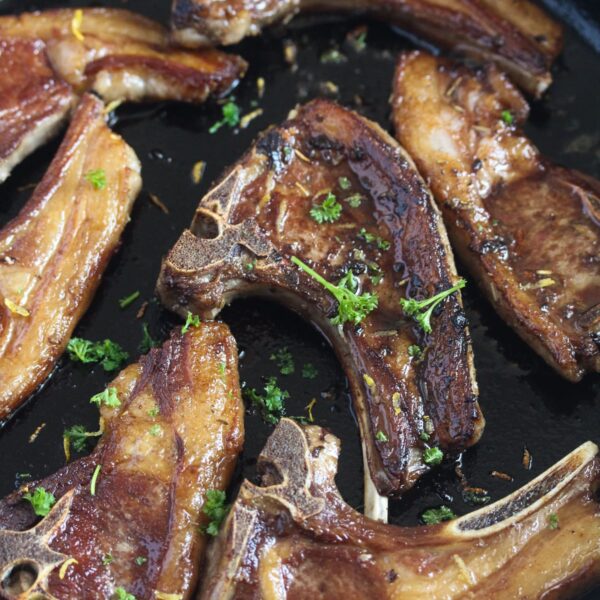 Fried Lamb Chops in the Cast Iron Skillet Where Is My Spoon