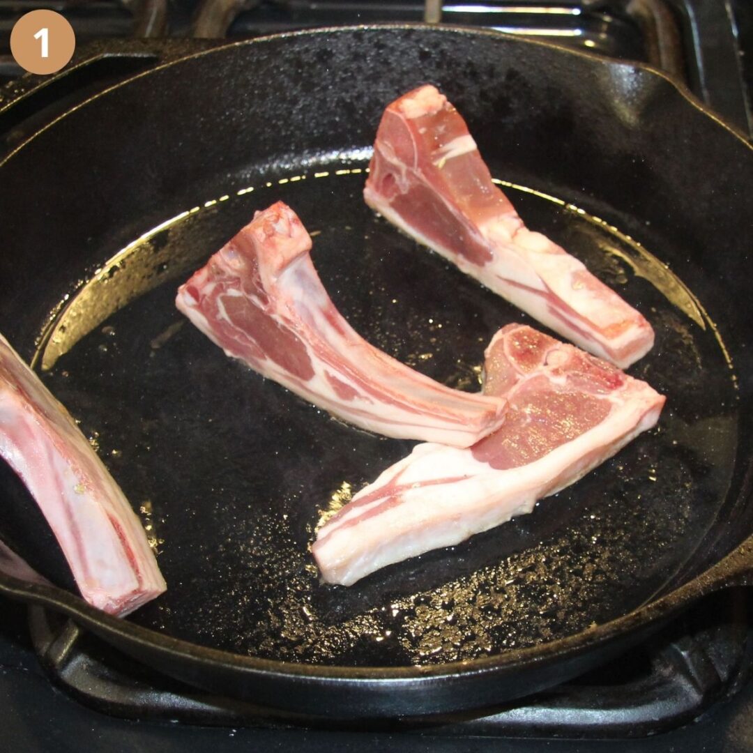 Fried Lamb Chops in the Cast Iron Skillet Where Is My Spoon
