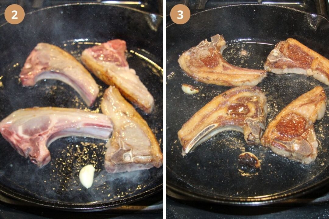 Fried Lamb Chops in the Cast Iron Skillet Where Is My Spoon