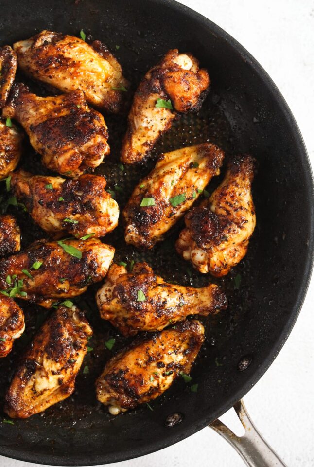 Quick PanFried Chicken Wings Where Is My Spoon