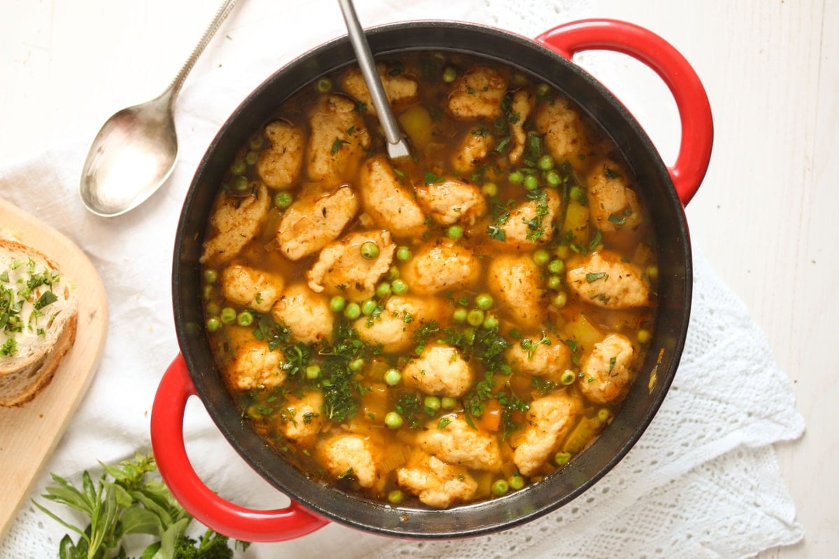 Vegetarian Dumpling Soup (with Vegetables)