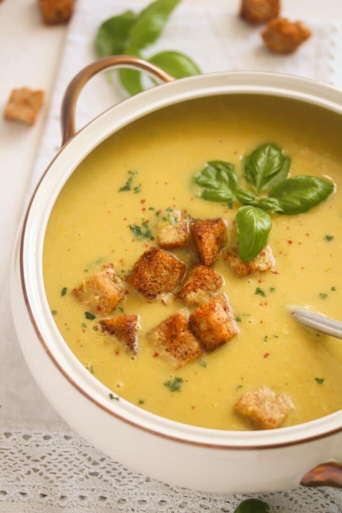 Green Tomato Soup (with Croutons) Where Is My Spoon